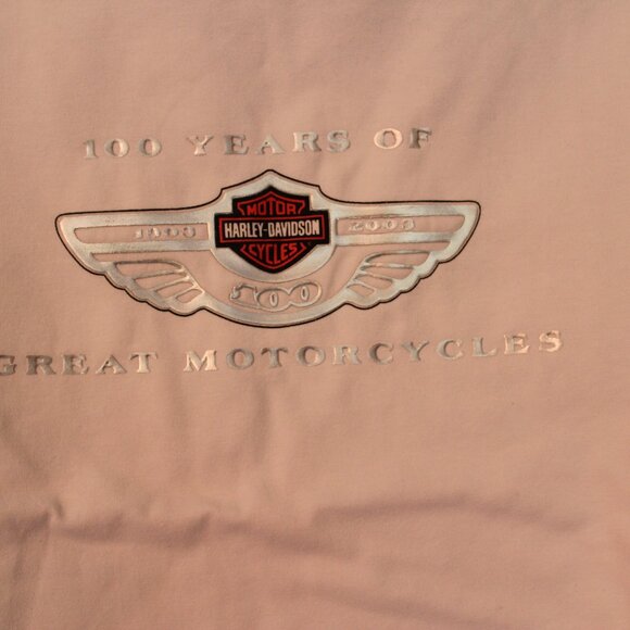 Harley-Davidson 100th Logo  Short sleeve White T-shirt Women's XL New w/Tags - Picture 2 of 9